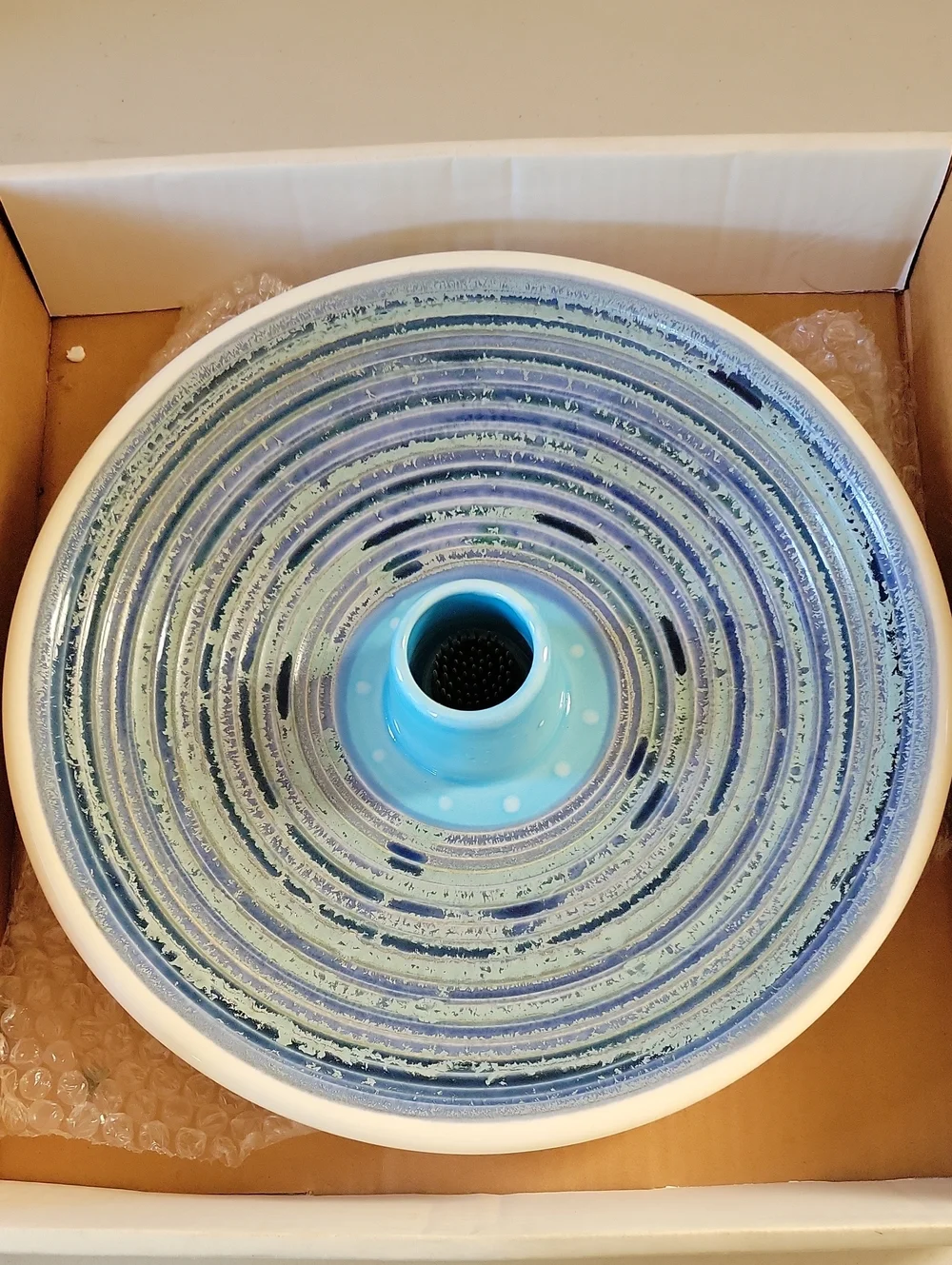 Original Ikebana Ware Flower Frog Bowl